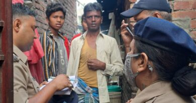कोतवाल चंद्रभान सिंह के नेतृत्व में अपने क्षेत्र में सत्यापन अभियान चलाया गया
