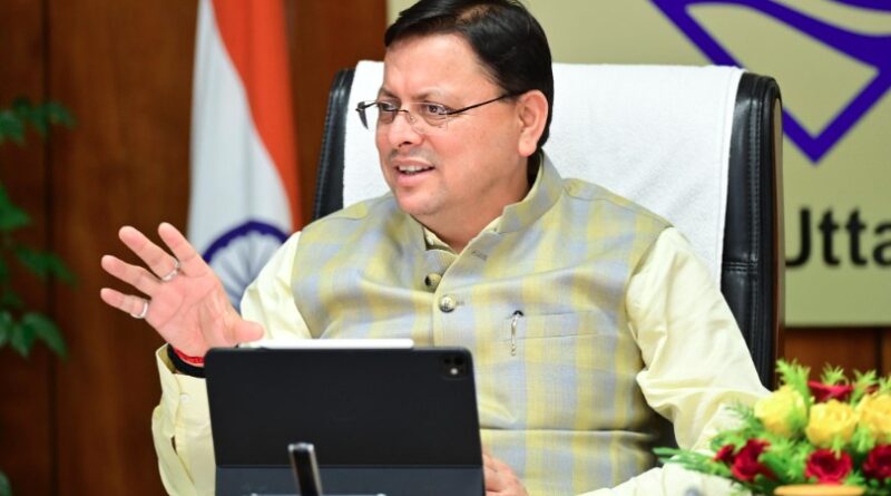 मुख्यमंत्री धामी ने राज्यभर में 160 करोड़ से अधिक की विकास योजनाओं को दी मंजूरी
