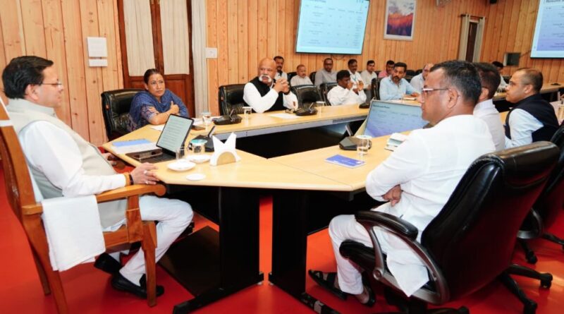 प्रदेश में खेल के ढांचे को विकसित व मजबूत करें: सीएम धामी