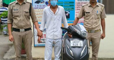 नशे की लत ने बनाया चोर, चोरी की एक्टिवा स्कूटी समेत 19 वर्षीय युवक गिरफ्तार